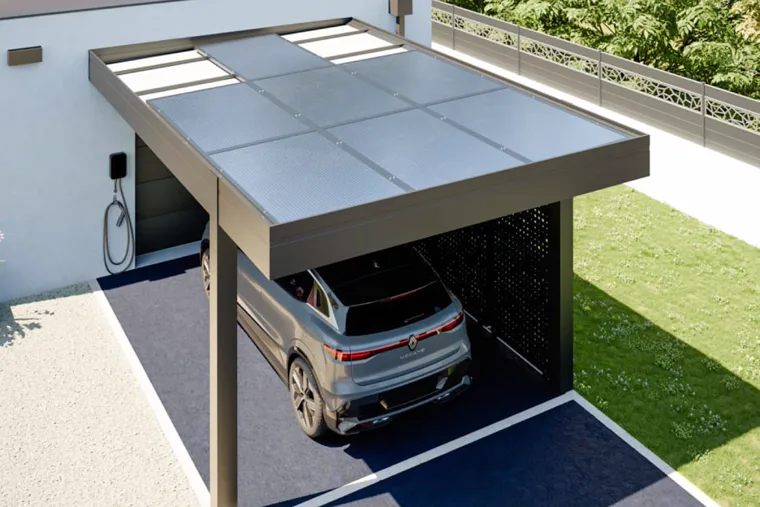 Carport moderne — Espace Confort Habitat
